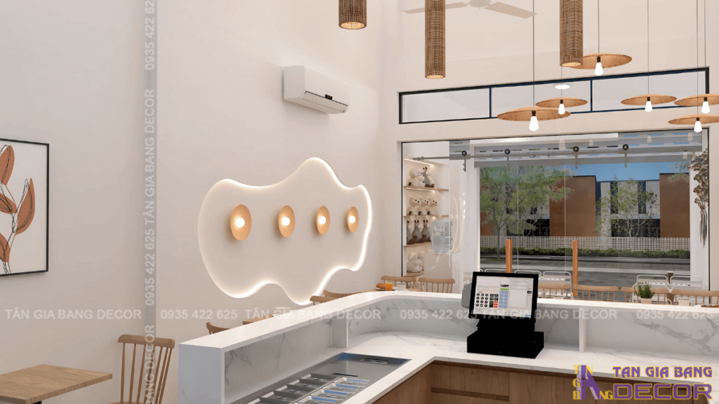 Quầy order quán trà sữa tại quận 7