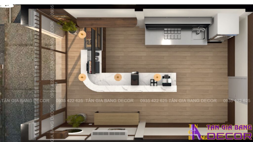 Thiết kế quán trà sữa Mix & More tại Tân Bình 3 Thiết kế quán trà sữa Mix & More tại Tân Bình