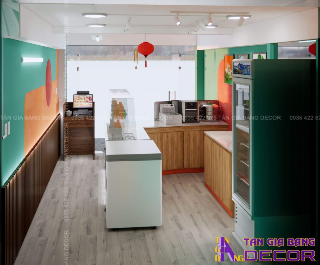 Bố trí đèn quán Giò Chả tại Quận 3