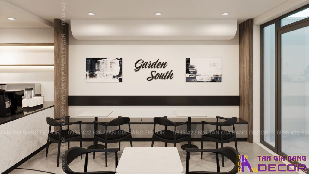 Hệ thống ánh sáng quán cafe Garden South tại Cần Giờ