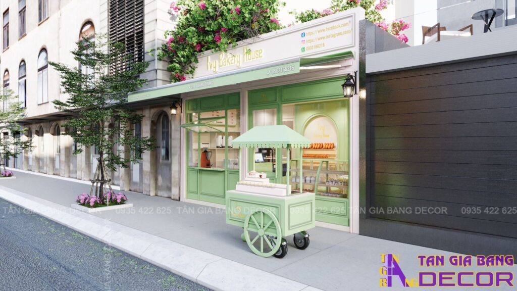 Thiết kế tiệm bánh 30m2 ở Gò Vấp