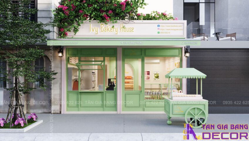 Thiết kế tiệm bánh Ivy Bakery House