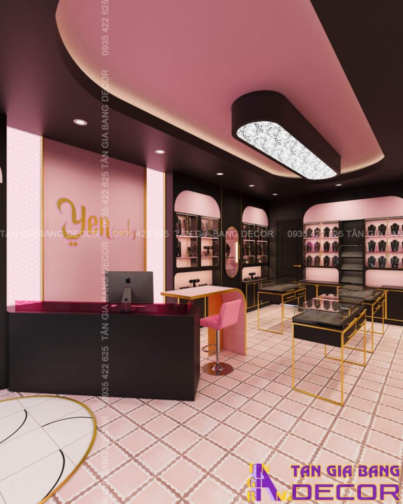 Quầy thanh toán tiệm trang sức Yen Jewelry