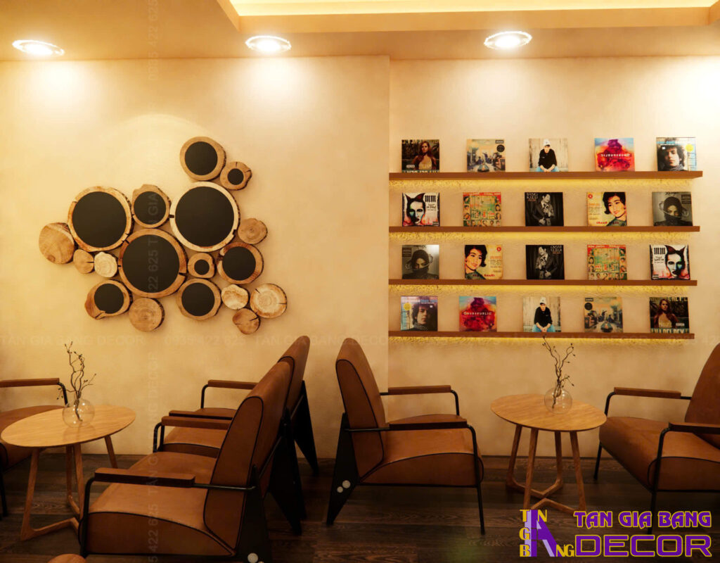 Bố trí không gian quán cafe retiro