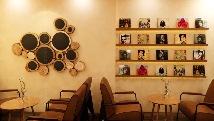 Bố trí không gian quán cafe retiro