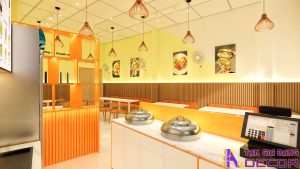 Hệ thống ánh sáng tiệm bánh mì và xôi Chị Ba