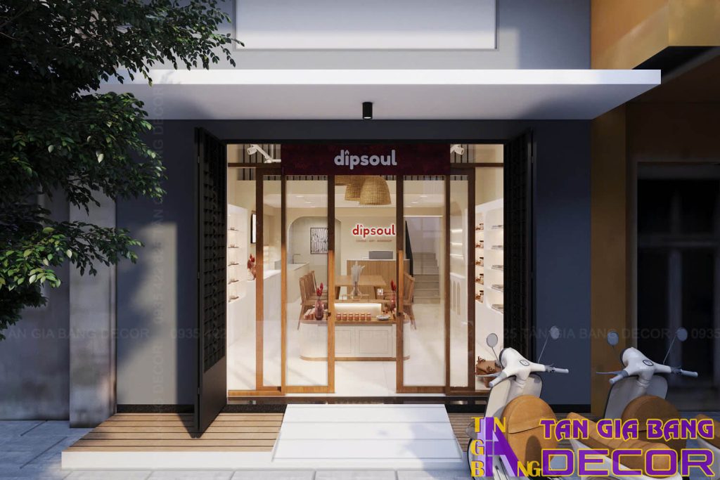 Thiết kế shop nến thơm Dipsoul ở Tân Bình 1 Thiết kế shop nến thơm Dipsoul ở Tân Bình