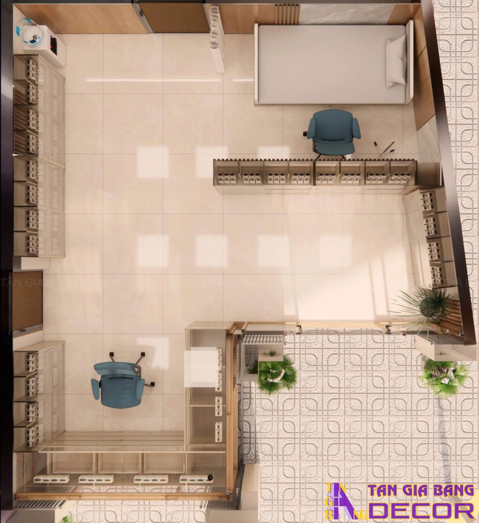Bố trí không gian nhà thuốc Tuấn Phương chuẩn GPP
