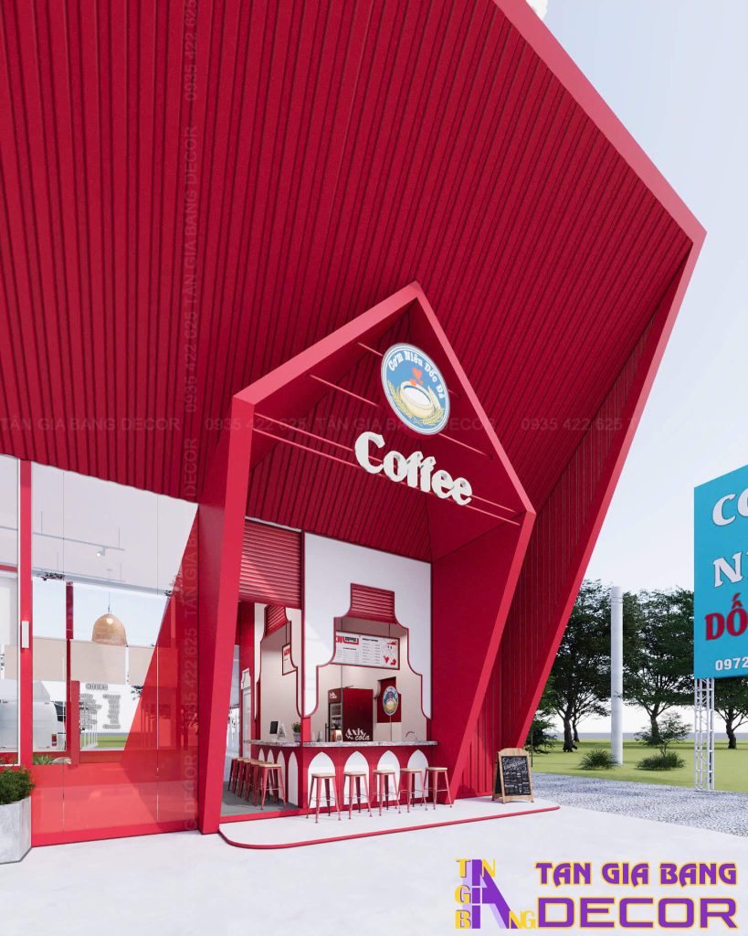 Thiết kế bảng hiệu quán cafe Dốc Đá ở Bình Thuận