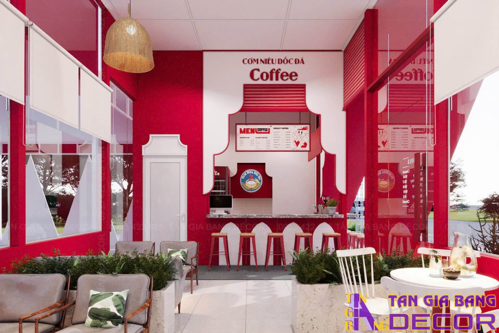 Thiết kế không gian quán cafe Dốc Đá