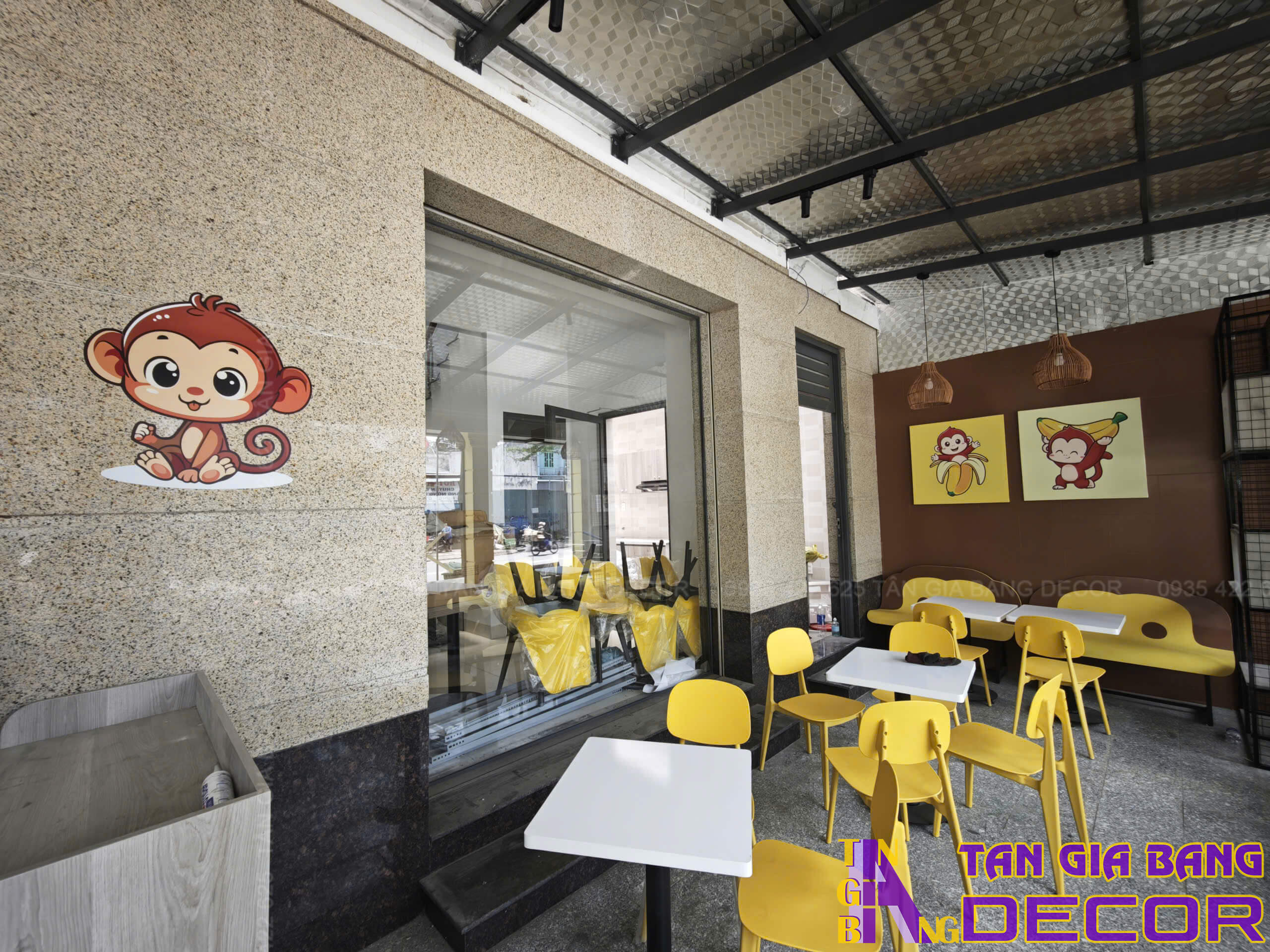 hoan thien khu vuc cafe o sieu thi