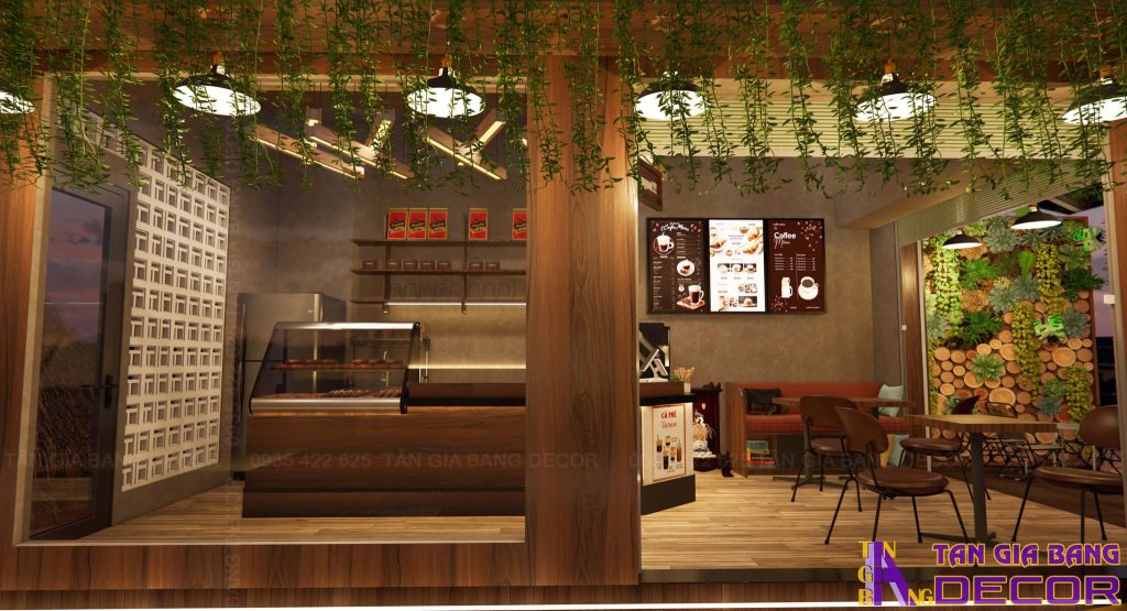 Quầy order quán cafe Ngọc Thanh