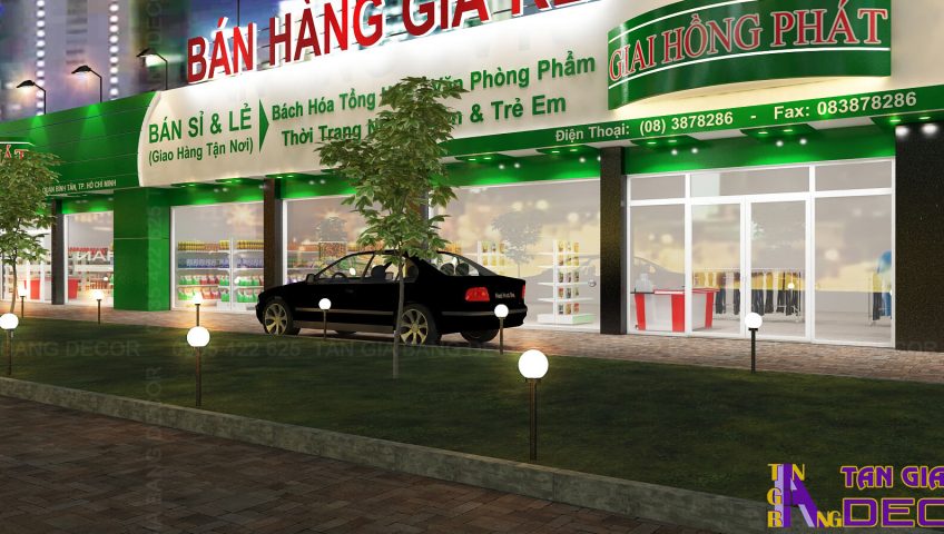 Thiết kế bách hoá tổng hợp Giai Hồng Phát ở Bình Tân
