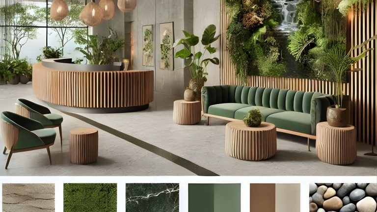 Vật Liệu Xanh Trong Thiết Kế Nội Thất: Xu Hướng Bền Vững 12 Lựa chọn màu sắc trong trang trí nội thất không gian spa