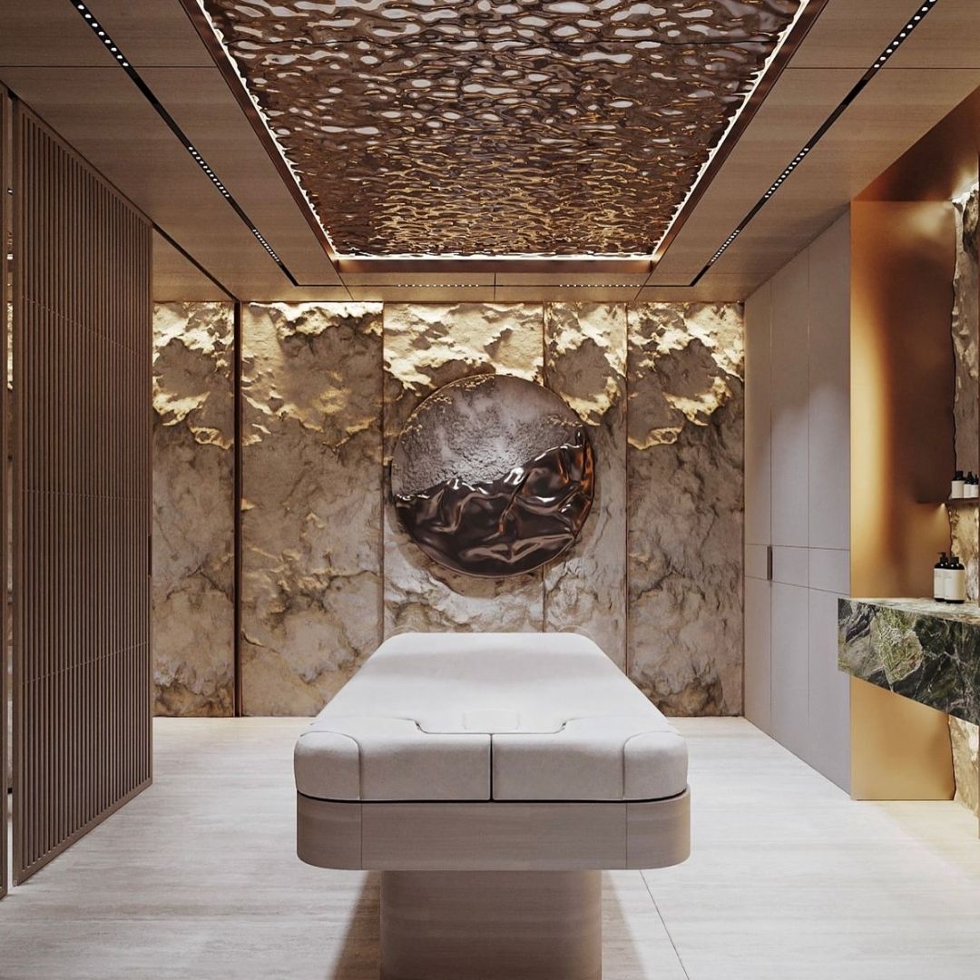 Mẫu thiết kế phòng spa nhỏ đẹp phong cách hiện đại