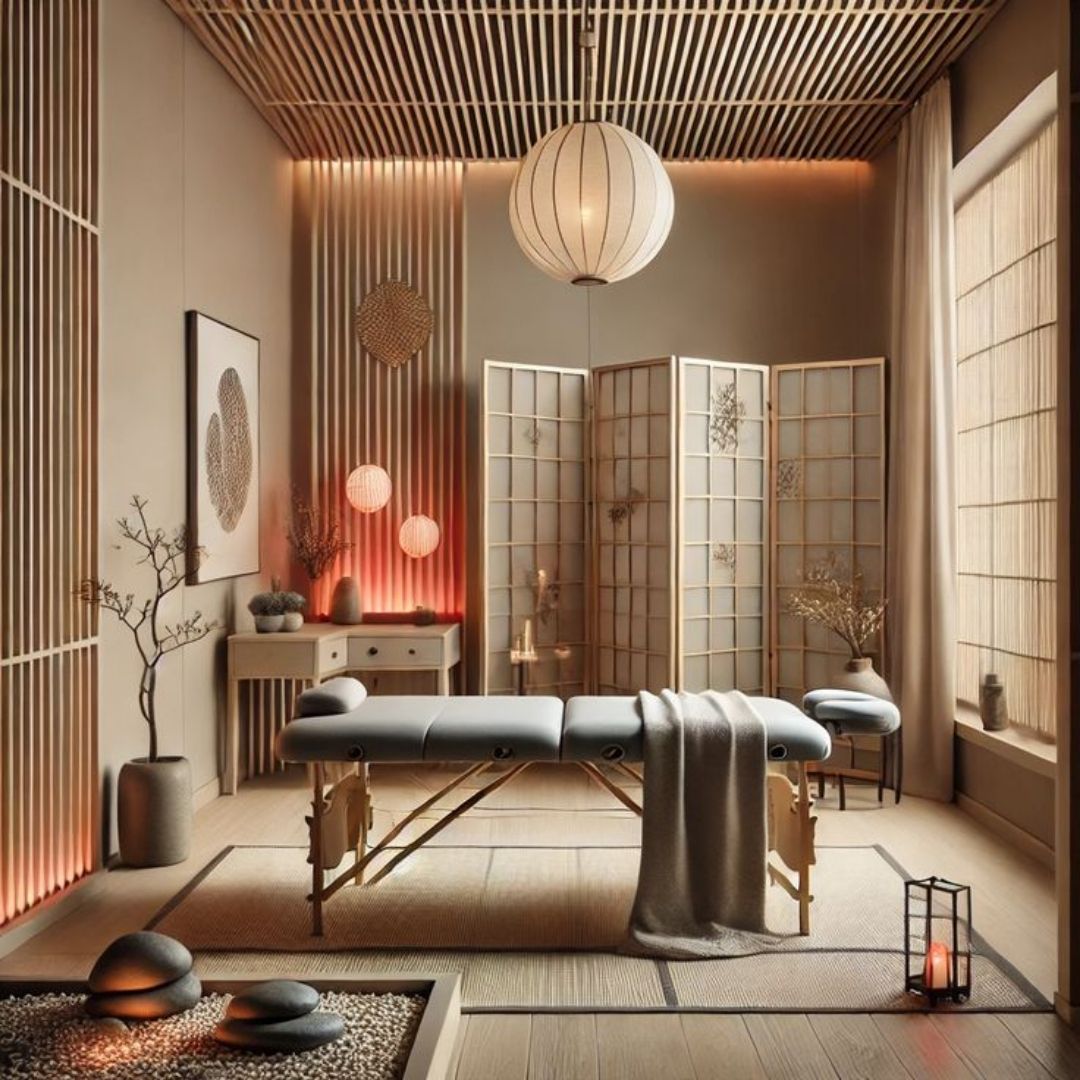 Mẫu thiết kế phòng spa nhỏ đẹp phong cách Nhật Bản