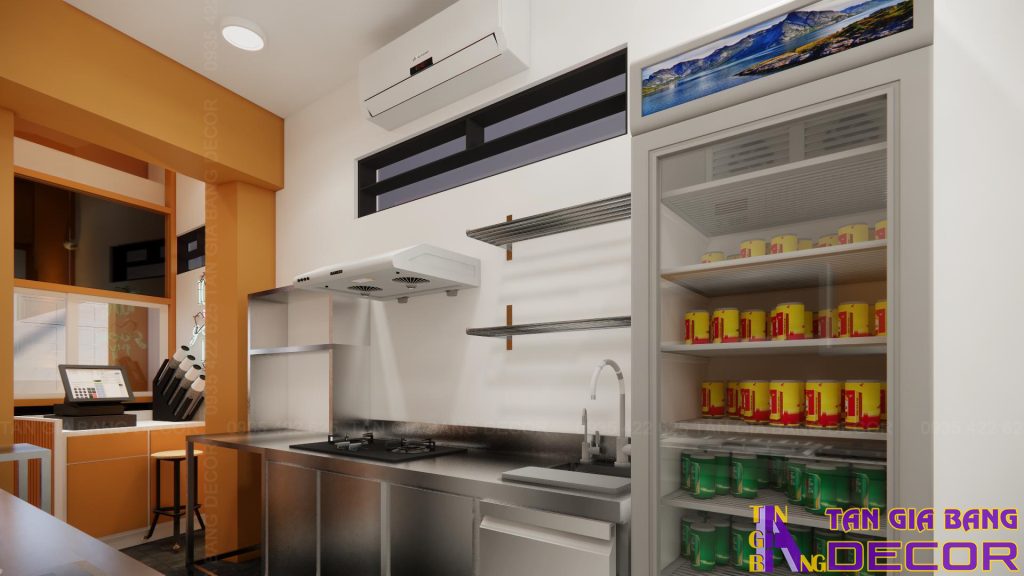 Thiết kế tiệm bánh mì Tam Mộc ở Sư Vạn Hạnh 3 Nội thất tiệm bánh mì Tam Mộc