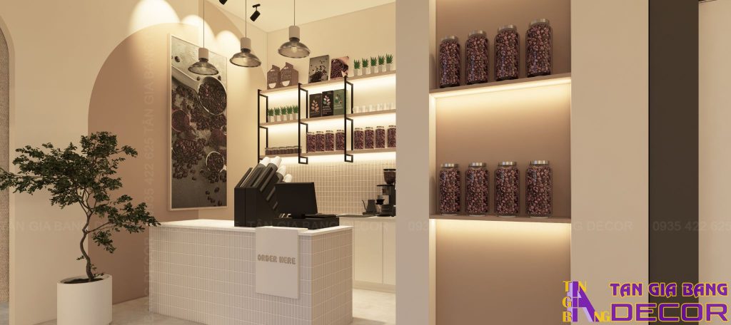 Quầy order quán cà phê Buôn Mê ở ĐăkLăk