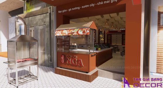 Quầy take away quán cơm mang đi Sư Vạn Hạnh