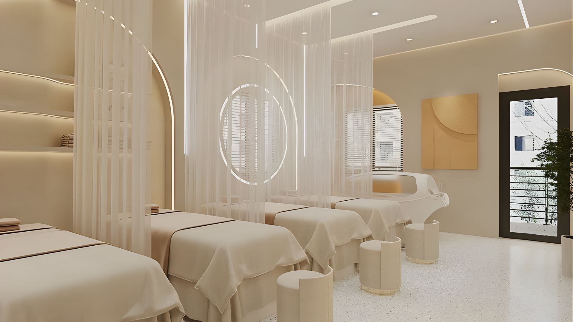 Trang trí nội thất spa phong cách Hàn Quốc
