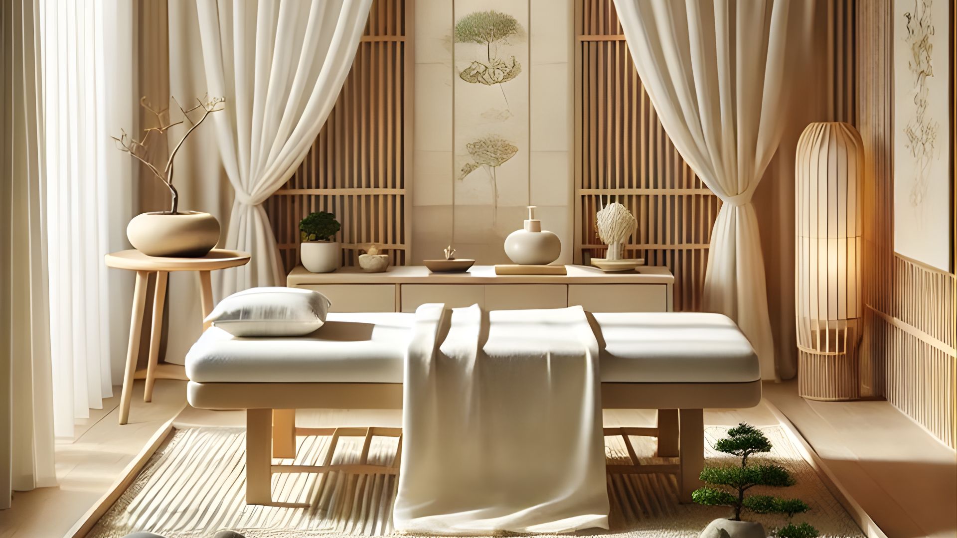 Trang trí nội thất spa phong cách Nhật Bản