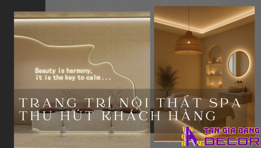 Trang trí nội thất spa thu hút khách hàng
