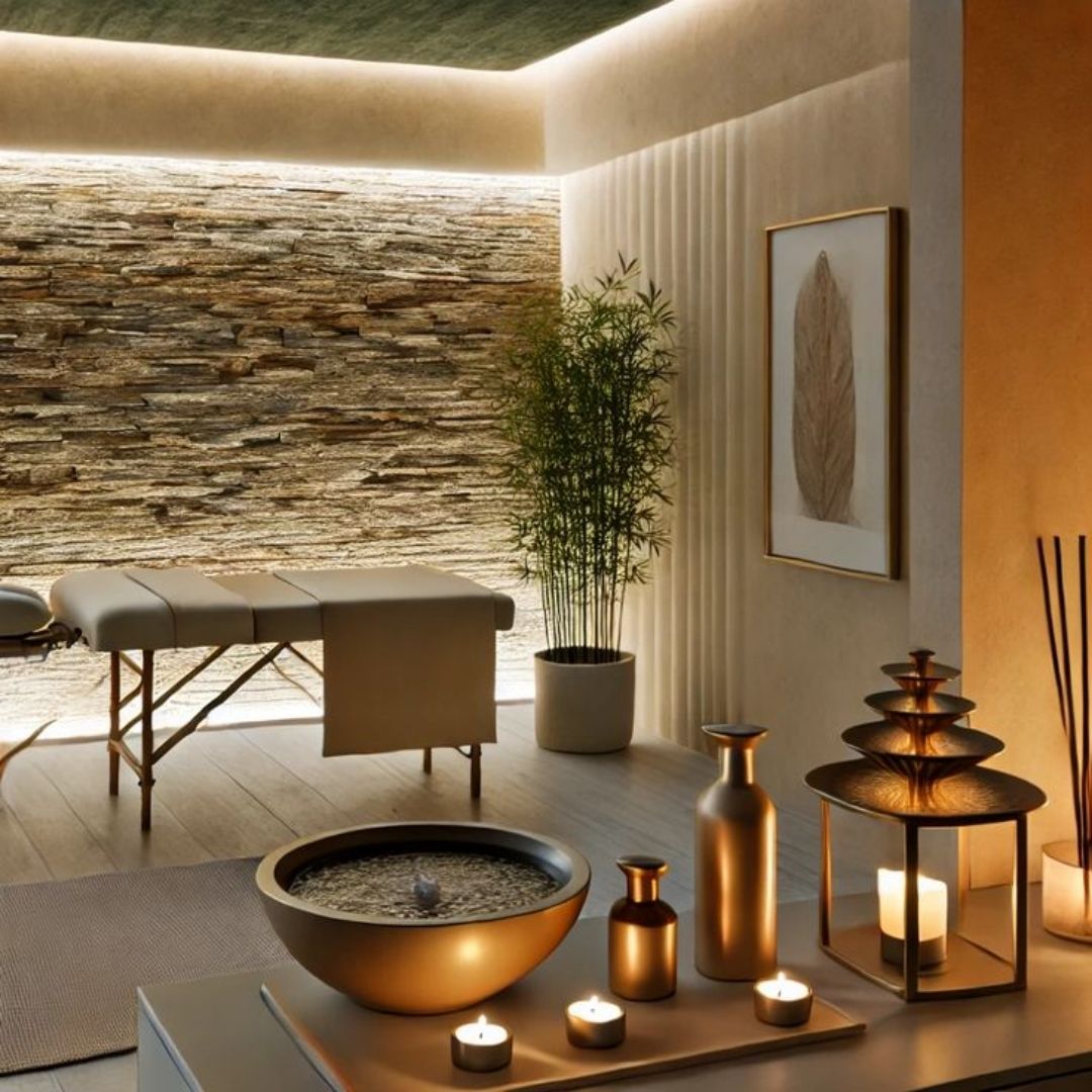 Trang trí phòng spa nhỏ với tranh treo tường