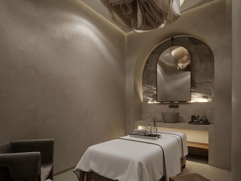 Lựa chọn vật liệu và nội thất spa dưỡng sinh mini 