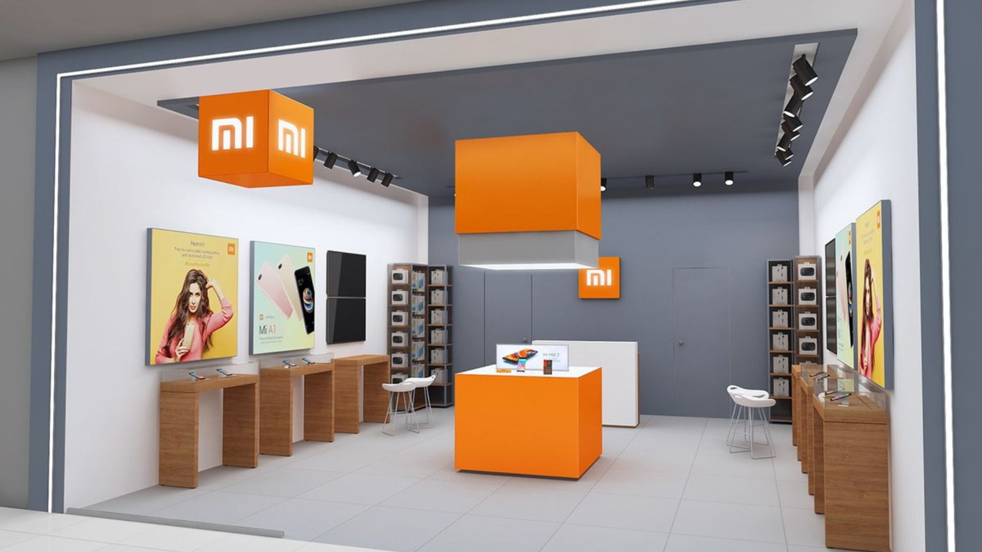 10+ Mẫu thiết kế cửa hàng điện thoại 30m2 đẹp, thu hút 24 Mẫu thiết kế cửa hàng điện thoại nhỏ tone màu sáng