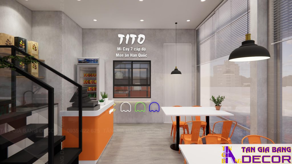 Thiết kế quán mì cay Tito ở Quận 8 7 Quán mì cay Tito ở Quận 8