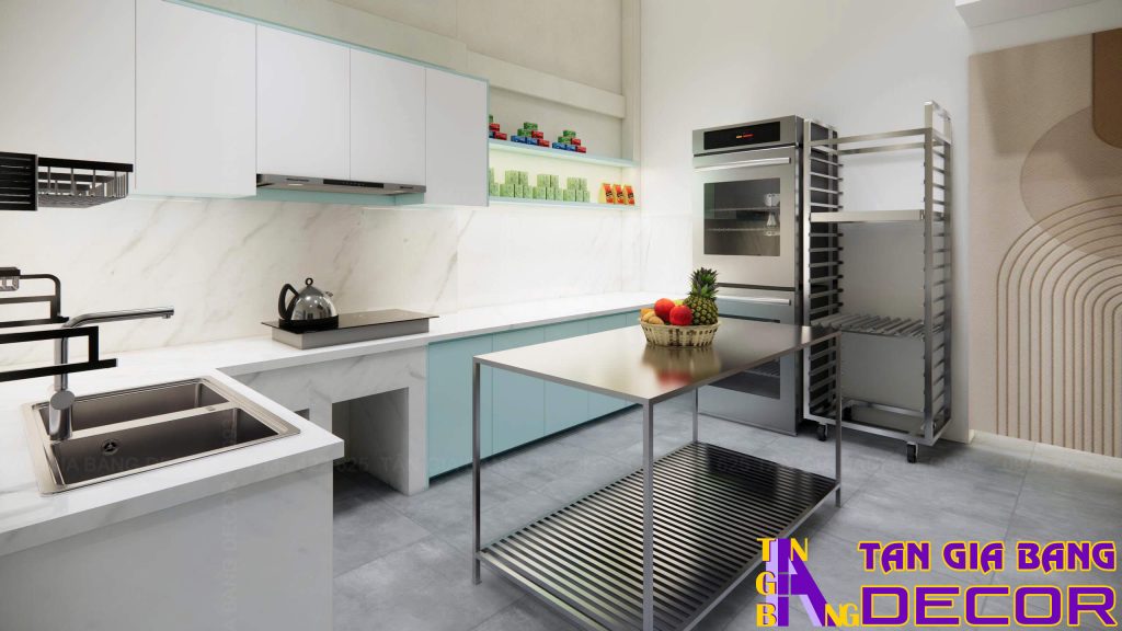 Thiết kế quán cà phê và tiệm bánh SCOOPY BAKEHOUSE 6 Thiết kế khu vực bếp tiệm bánh Scoopy Bakehouse