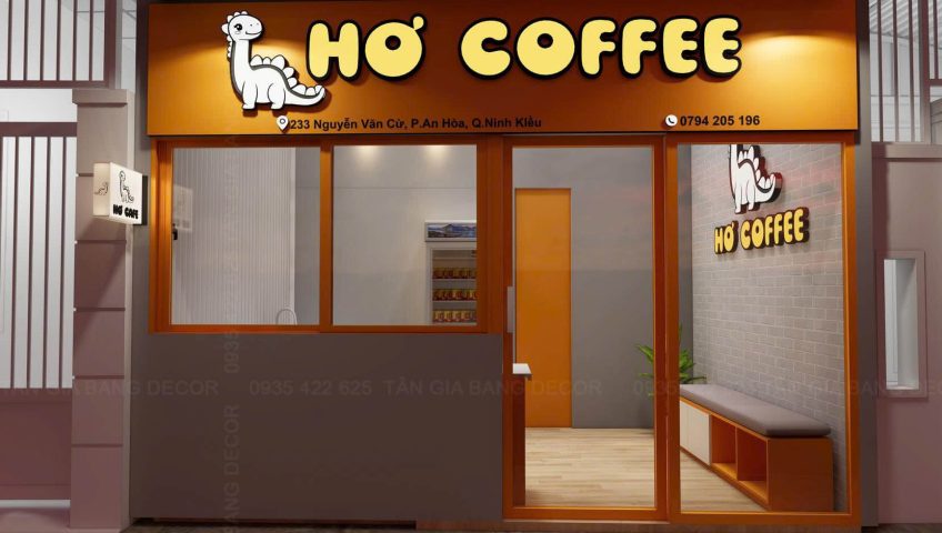 Thiết kế quán cà phê Hơ tại Cần Thơ