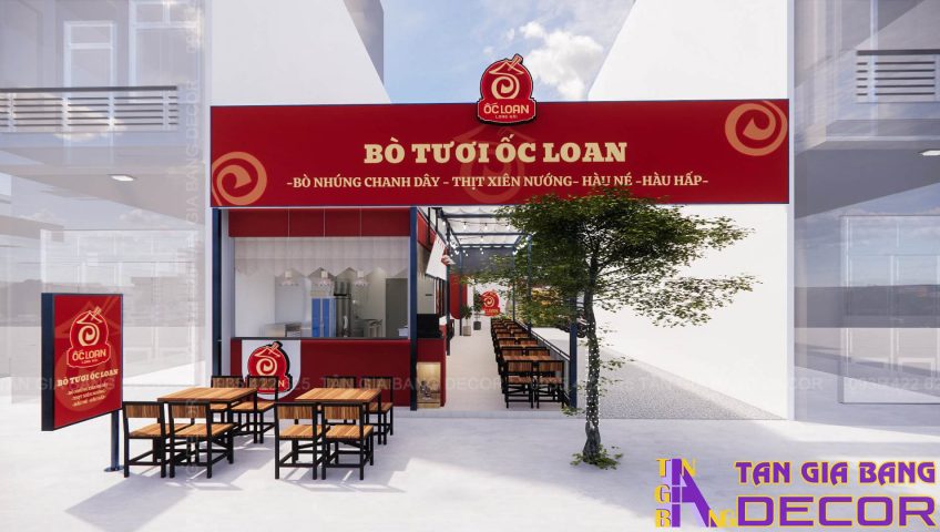 Thiết kế quán nướng Ốc Loan ở Vũng Tàu