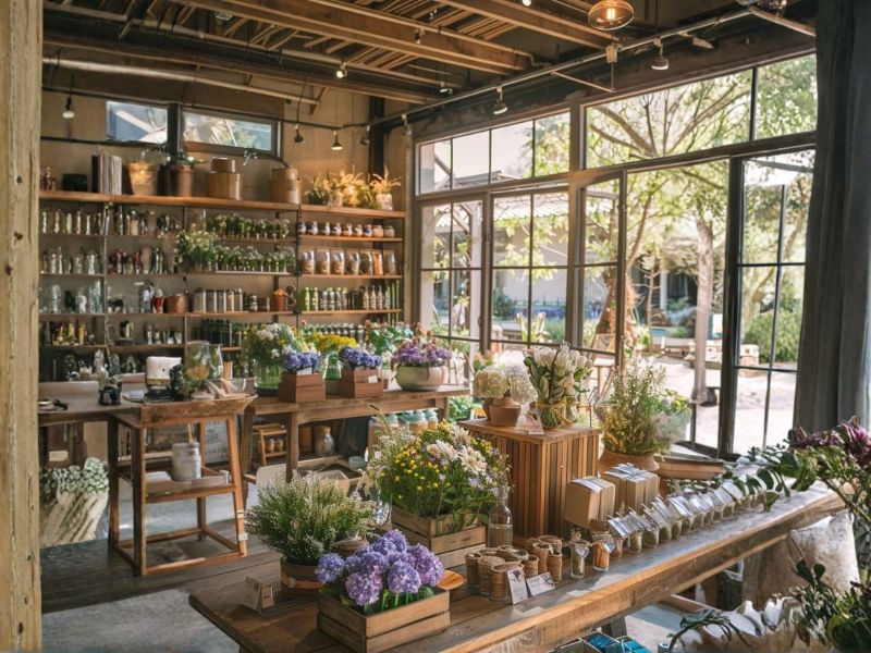 20+ Mẫu thiết kế shop hoa tươi nhỏ đẹp thu hút khách hàng 5 Thiết kế shop hoa tươi nhỏ đẹp mang phong cách mộc mạc