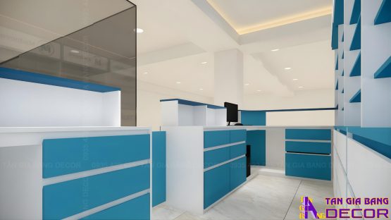 Quầy tủ nhà thuốc Mednova 12m2