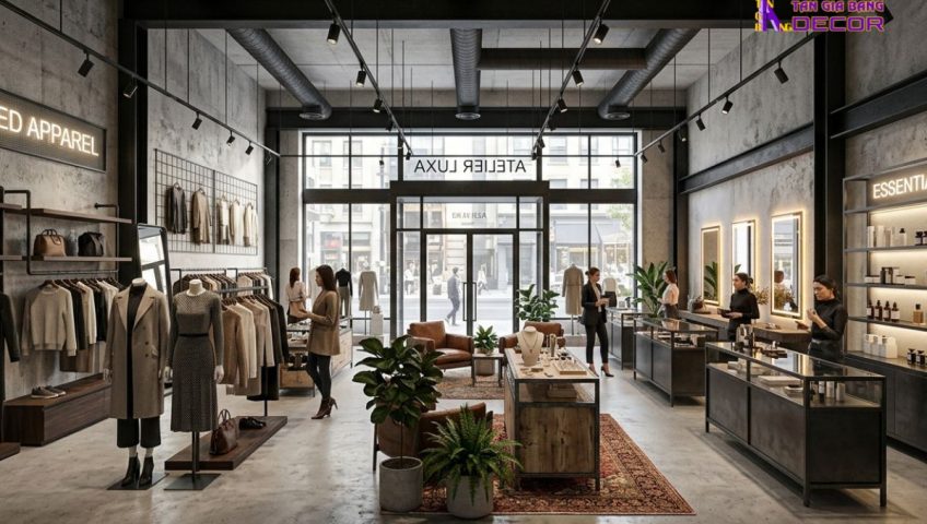 showroom phong cach Ca tinh IndustrialBoutique