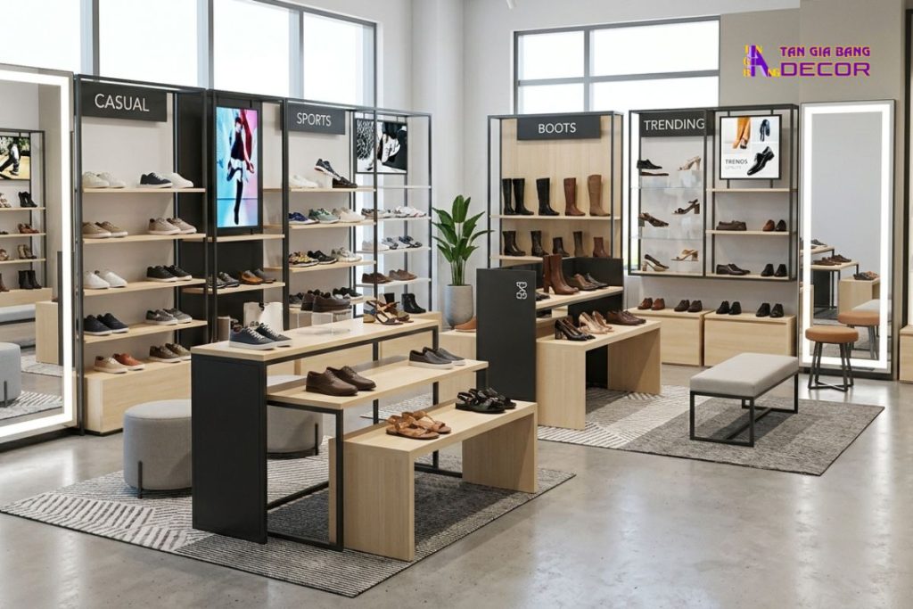 Cẩm nang toàn diện: Thiết kế & Thi công nội thất Showroom 9 Showroom Hiện đại & Đương đại