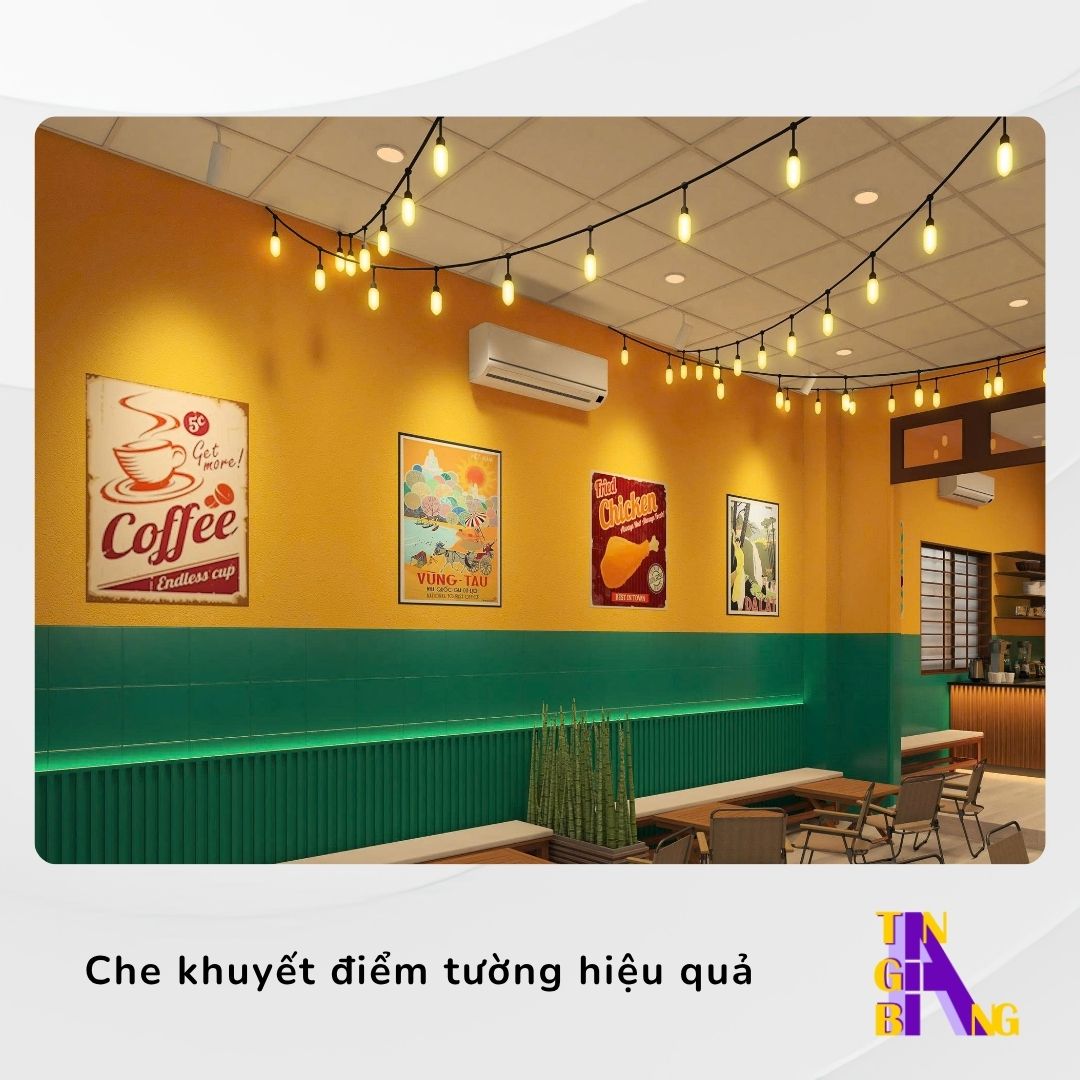 15+ Mẫu tranh treo tường decor Quán Cafe đẹp 2 Mẫu tranh treo tường decor Quán Cafe - Mẫu 1
