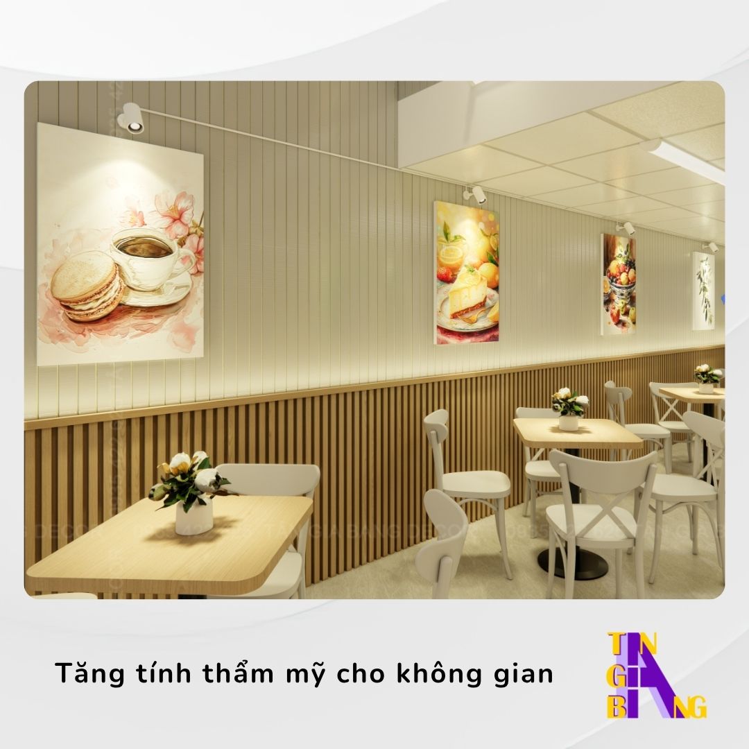 15+ Mẫu tranh treo tường decor Quán Cafe đẹp 13 Mẫu tranh treo tường decor Quán Cafe - Mẫu 12