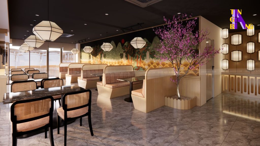 decor khong gian nha hang soju sun hien dai va tinh te