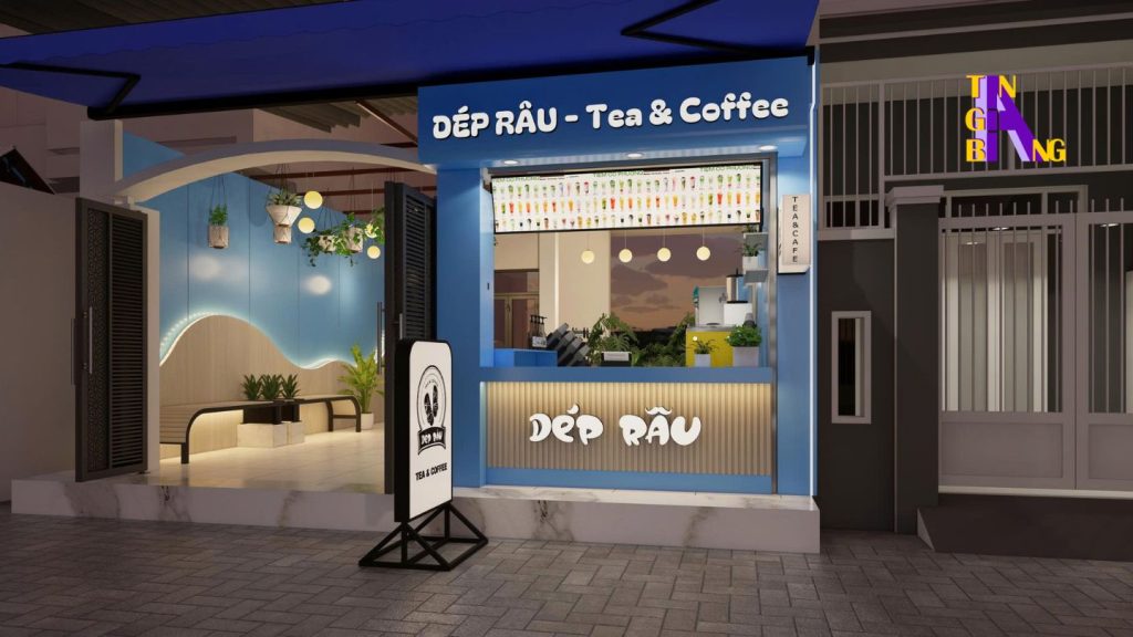 decor mat tien quan cafe dep rau