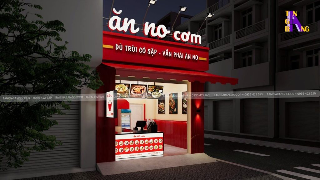 decor mat tien quan com an no com