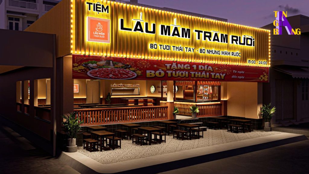 decor mat tien quan lau mam tram ruoi