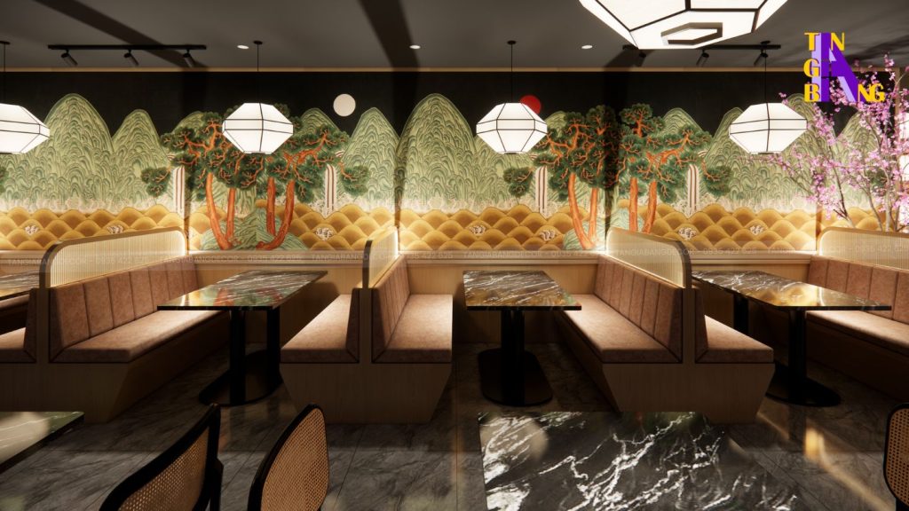 decor noi that nha hang soju sun voi diem nhan doc dao