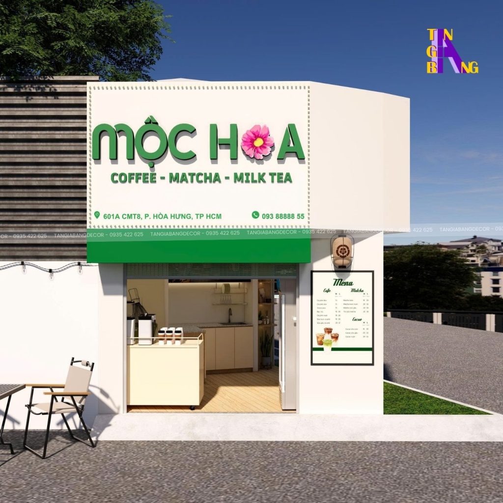decor quan ca phe moc hoa