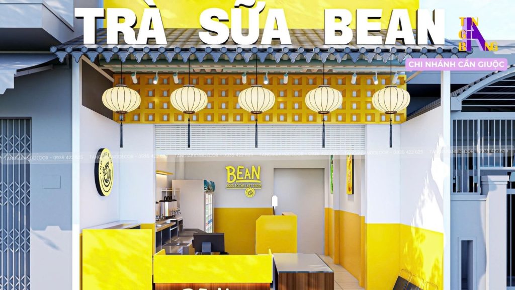 decor quan tra sua bean tai can giuoc 4