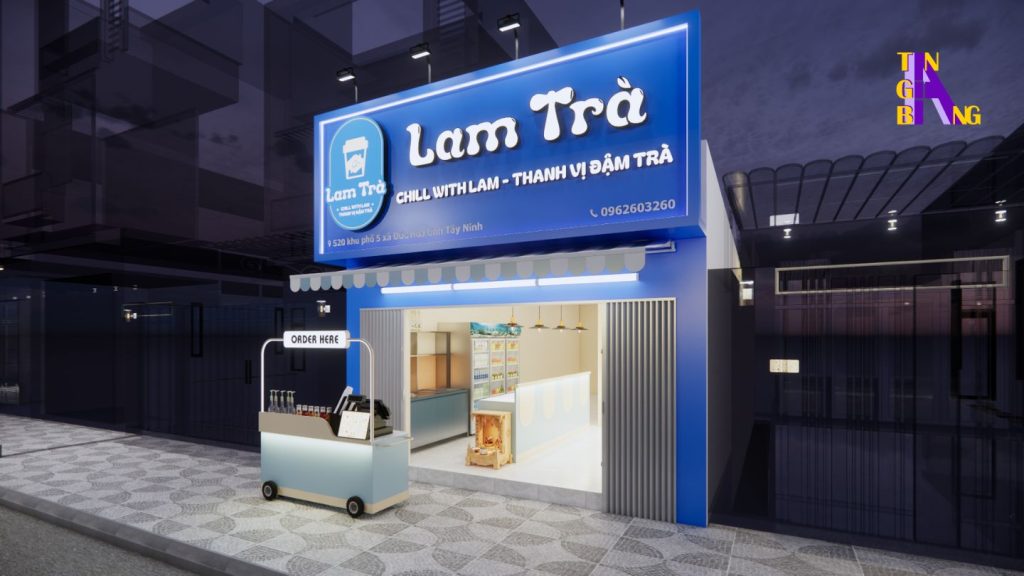 decor quan tra sua lam tra