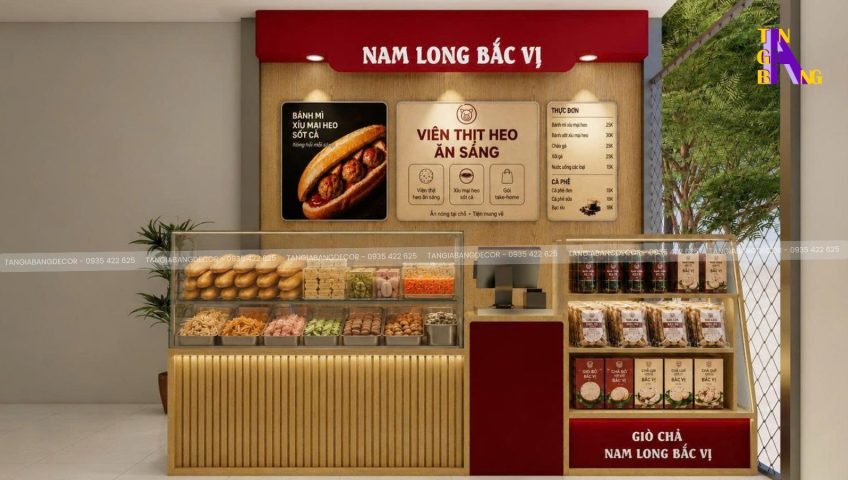 decor tiem banh mi nam long bac vi