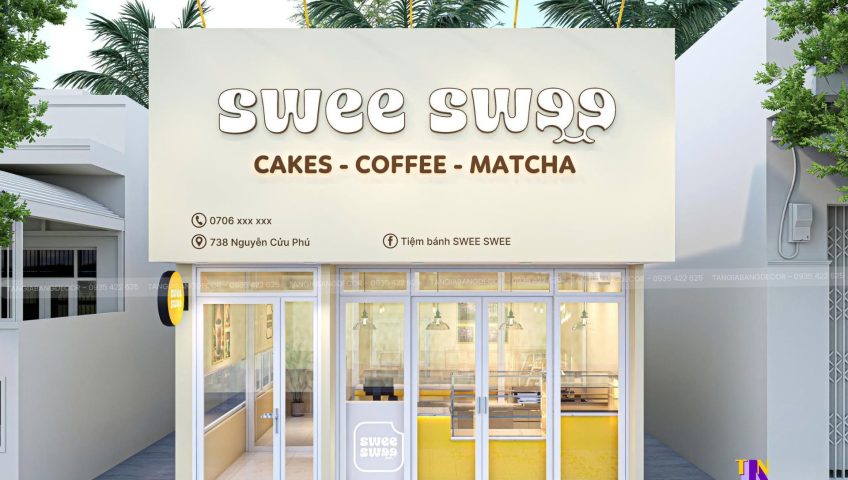 decor tiem banh swee swee