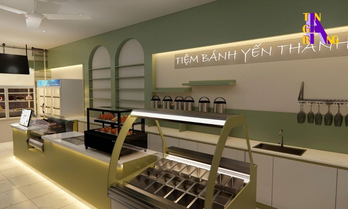 20+ Mẫu thiết kế quầy pha chế - Chuẩn công năng cho Quán Cafe, Trà Sữa 4 Mẫu thiết kế quầy cafe, trà sữa - Mẫu 3